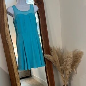 Express Turquoise Mini Dress